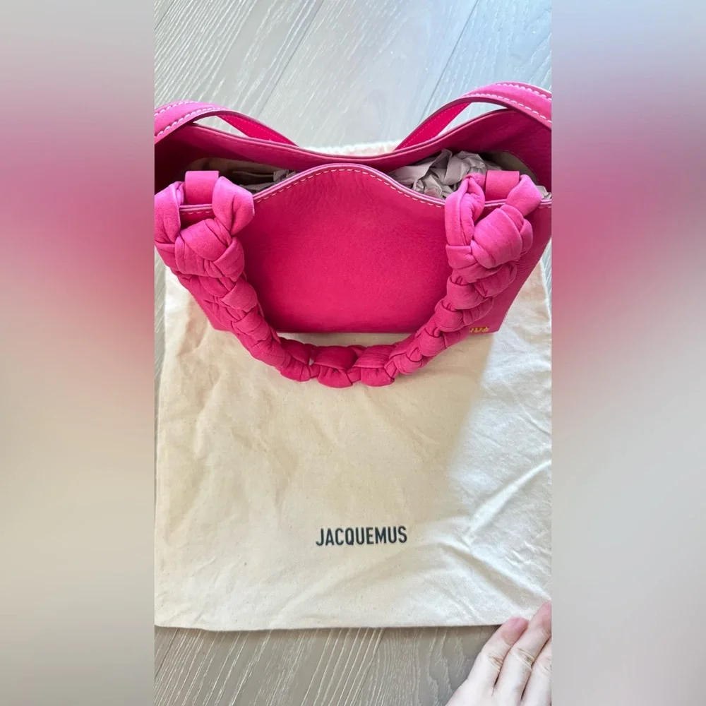 Jacquemus Noeud Bag in Pink - Picture 15 of 16